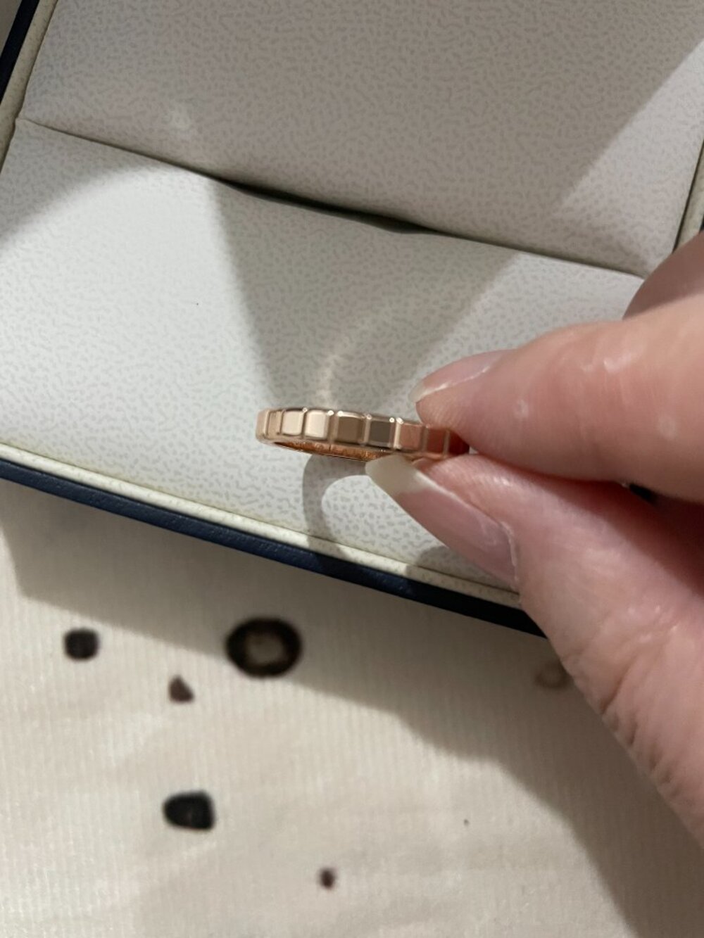 Chopard Ice Cube Rose Gold Ring - Picture 4 of 7